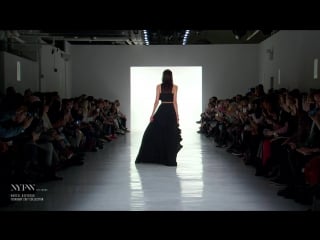 Alexandra karpova for marcel ostertag at new york fashion week f/w 2017 (close the show)