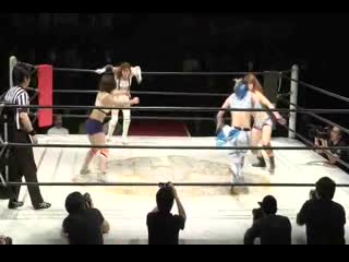 Io shirai & koguma vs kairi hojo & mayu iwatani