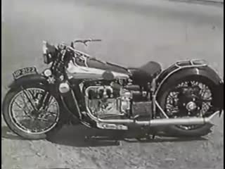 Vintage motorcycle (brough superior bs4)