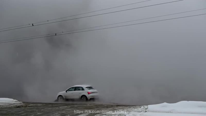 Самара, 14 февраля 2019 года масштабный прорыв трубы отопления