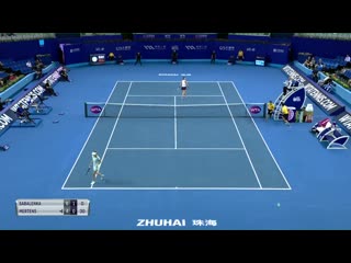 @sabalenkaa puts it away! @wtaelitetrophy