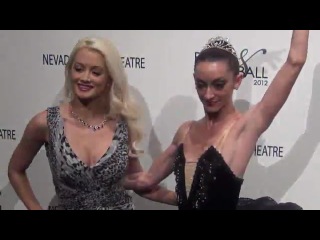 2012 black & white ball vegas sexy eva longoria, playboy's holly madison, pussycat dolls robin antin