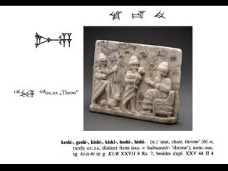 Hititçe hittite word of the day keshi (n ) 'seat, chair, throne'