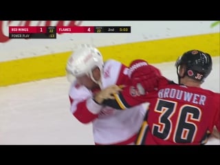 Justin abdelkader vs troy brouwer nov 9, 2017