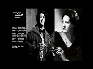 Tosca plácido domingo, renata tebaldi, colzani, molinari prandelli, 1969