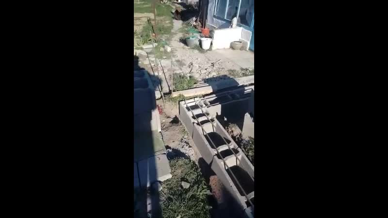 Начало строительства первого фундамента в крыму!