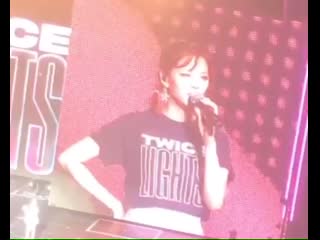 Jeongyeon “theres a lot of prettier and better artist than us, and it’s amazed me that you came to see us from afar places, th