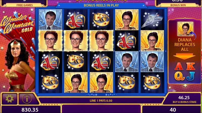 Игровой автомат wonder woman gold (bally)