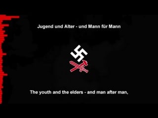 Nsdap volk ans gewehr lyrics in german english