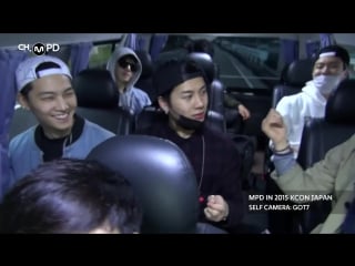 [видео] 150428 mpd in kcon got7 self camera