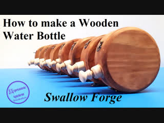 How to make a wooden water bottle or hip flask for reenactment, steampunk, larp or cosplay