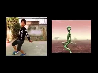 Nepalese boys vs alien dance challenge