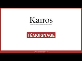 🇧🇪 bp🎙18 09 2022 kairos injections expérimentales pierre témoigne pour kairos