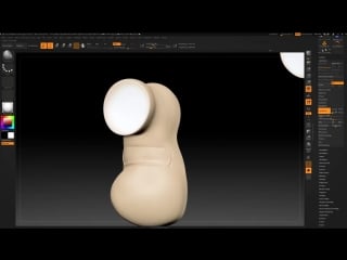 [raveecg tutorials] zbrush 2018 sculpting stylized cartoon character body part 02