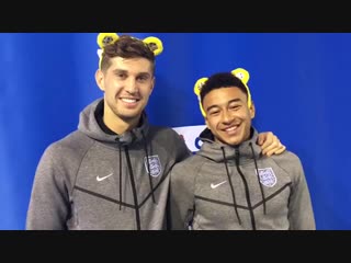 John stones and jesse lingard