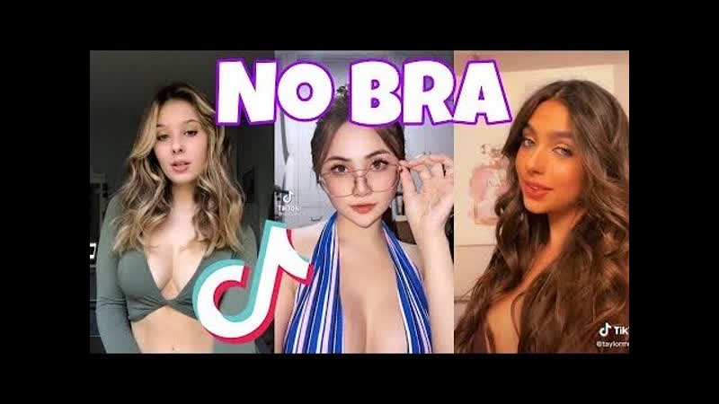 Viral no bra challenge tiktok compilation 😍