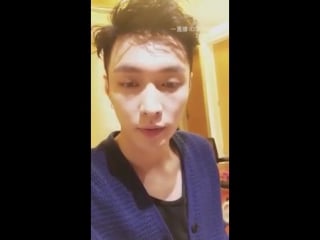 [video] 160901 lay @ harper’s bazaar star charity live stream