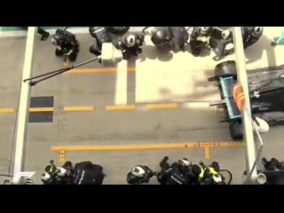 Скорость пит стопов mercedes на f1
