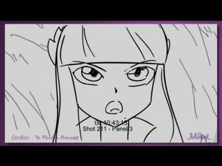 Lolirock behind the scene s01e01 magical cave scene