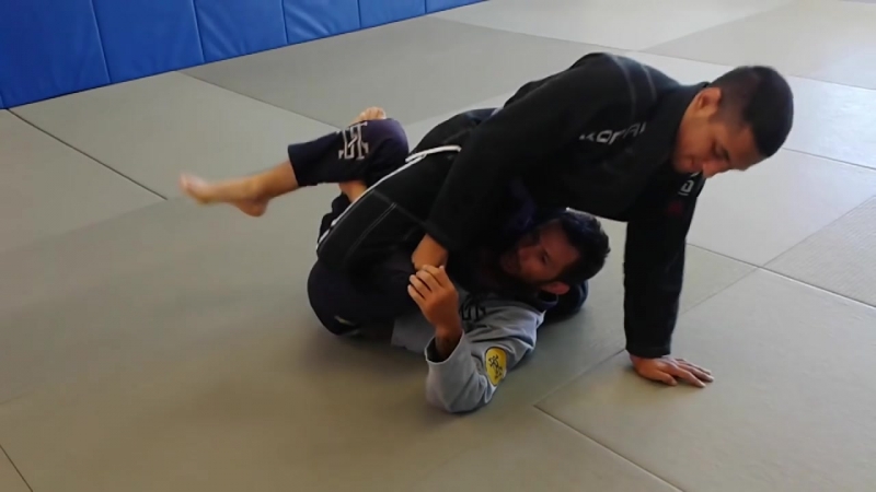 Jose fernandez deep half guard to calf slicer