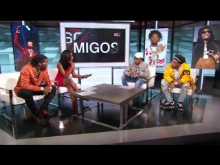 Migos pay a visit to sportscenter