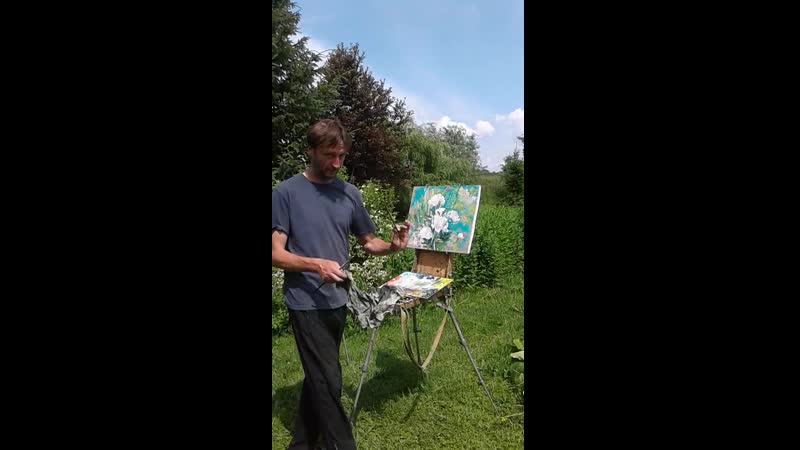 Бабичев и пионы