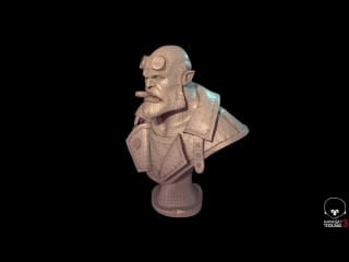 Hellboy high poly model by aleksandr artamonov