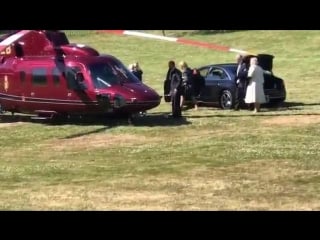 Princess charlotte waving goodbye to grandparents prince charles and camilla after a visit mp4