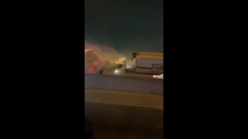 Многочисленная авария на автобане