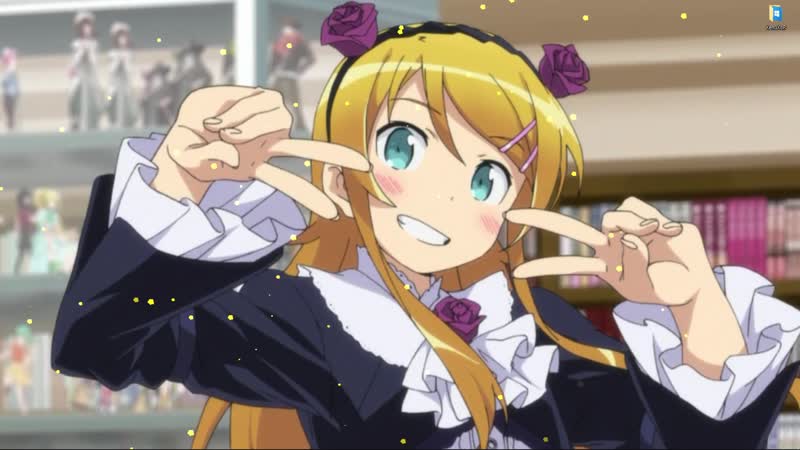 Kirino kousaka улыбается живые обои для wallpaper engine