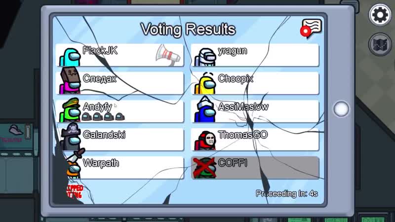 [coffi channel] перевернутая карта в амонг ас! выживание на секретной карте в among us