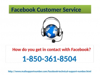 Employ the 3 step facebook customer service 1 850 361 8504 from anywhere!