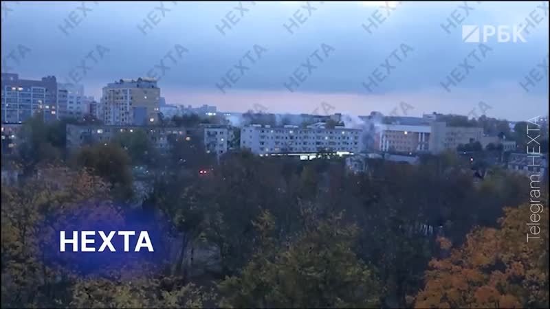 Разгон протестующих в белоруссии светошумовыми гранатами в жилых районах