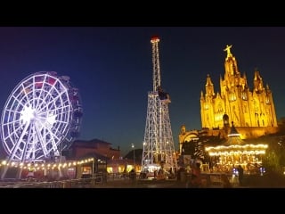 Temple of the sacred heart of jesus tibidabo barcelona spain