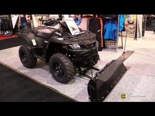 2018 suzuki king quad lta 750 accessorized walkaround 2017 toronto snowmobile atv show