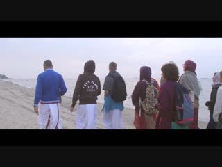 Morning walk with h h dhirasanta das goswami maharaja