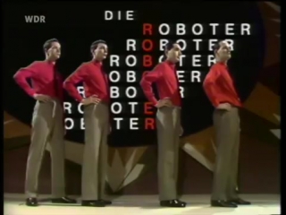 Kraftwerk die roboter 1978 (zdf rock pop german tv)