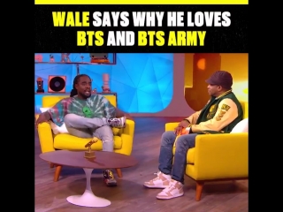 @wale loves @bts twt and btsarmy i love an intellectual trl