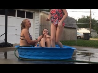 Kiddie pool water challenge💦💓