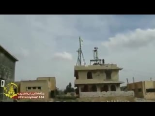 First footages of liberation of deir al adas by fatemiyoun fighters in daraa, syria via @fatemiyoun1434