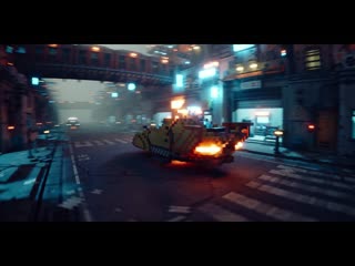 Cyberpunk turntable animation