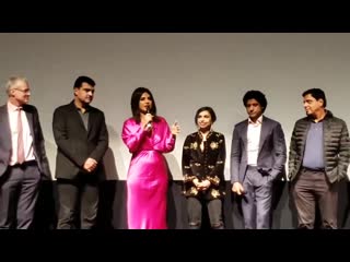 Another clip @priyankachopra during theskyispink premiere