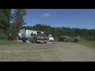 Petter solberg testing for wrc rally finland 2009