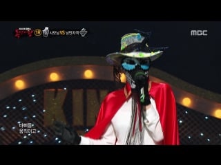 [full cut][king of masked singer] 20150628 spica boa (take my sword! romantic assassin) is there anybody?