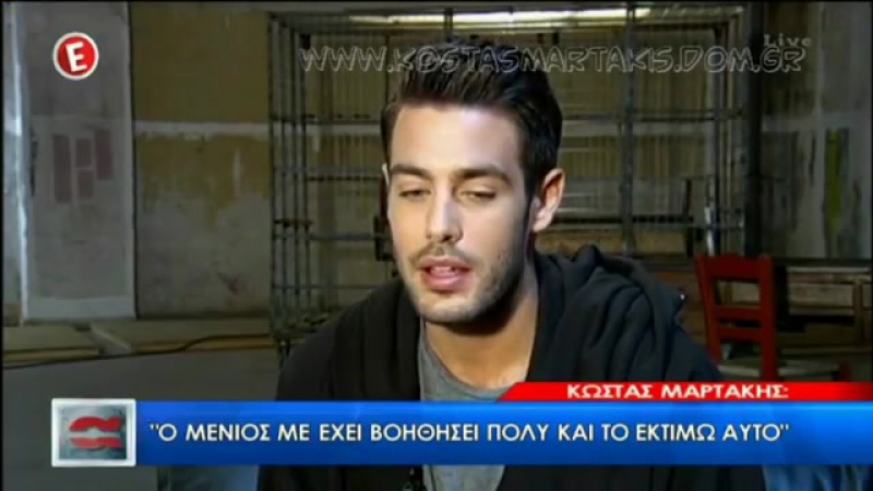 Kostas martakis making of monos mou video clip (backstage interview)