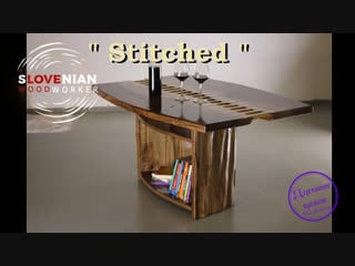 Stitched coffee table making walnut coffee table w fluted base