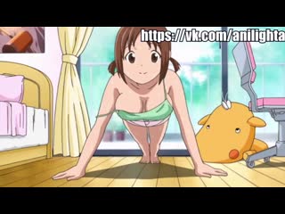 Зарядка с хинако (молодые, porn, эротика, аниме, хентай, anime, hentai, юри)