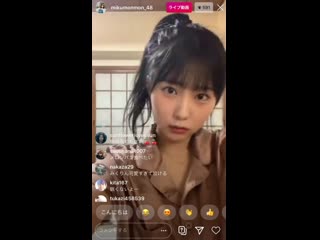 200804 instagram live hkt48 team h tanaka miku