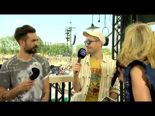 Bastille interview // stubru at rock werchter 2019