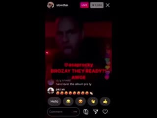 Отрывок нового трека slowthai и a$ap rocky